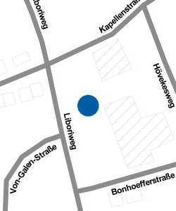 Vorschau: Karte von Flüchtlingsunterkunft Liboriweg