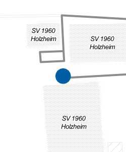 Vorschau: Karte von Vereinsheim SV 1960 Holzheim