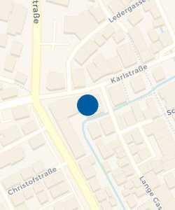 Vorschau: Karte von AOK Baden-Württemberg - KundenCenter Geislingen an der Steige