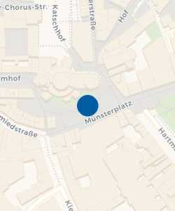 Vorschau: Karte von Wochenmarkt Münsterplatz
