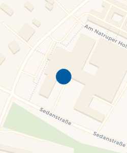 Vorschau: Karte von Marienhospital Osnabrück - Standort Natruper Holz - Zahn- und Kieferheilkunde, Mund- und Kieferchirurgie
