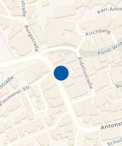 Vorschau: Karte von Vodafone Shop Sigmaringen