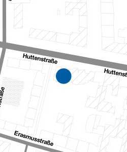 Vorschau: Karte von Pflegeheim Huttenstraße