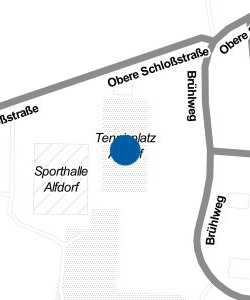 Vorschau: Karte von Tennisplatz Alfdorf