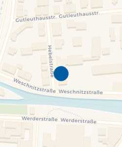 Vorschau: Karte von Finanzamt Weinheim