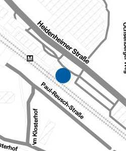 Vorschau: Karte von Bahnhof Königsbronn