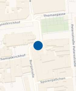 Vorschau: Karte von Café Kandler an der Thomaskirche