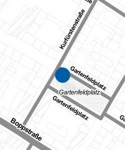 Vorschau: Karte von Gartenfeldplatz
