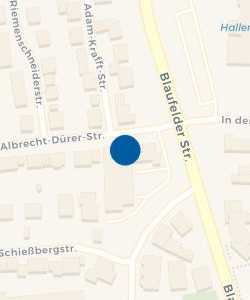 Vorschau: Karte von Agentur für Arbeit Crailsheim