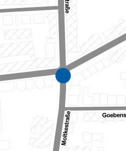 Vorschau: Karte von Haltestelle Hildesheim Moltkestraße
