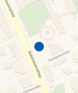 Vorschau: Karte von Parkplatz AA Tempelstraße