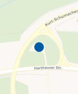 Vorschau: Karte von Häckselplatz Harthauser Straße, Sportanlage TSG Söflingen