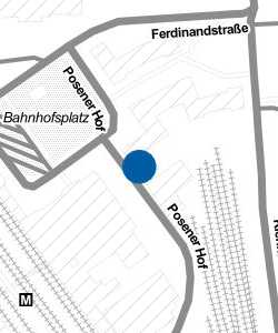 Vorschau: Karte von Bundespolizeirevier Frankfurt(Oder) Bahnhof