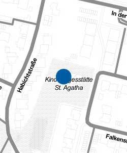 Vorschau: Karte von Kindertagesstätte St. Agatha
