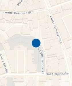 Vorschau: Karte von Wochenmarkt Göttingen