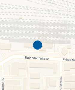 Vorschau: Karte von Reisezentrum Bf Mü