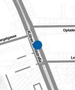 Vorschau: Karte von Haltestelle Opladener Straße