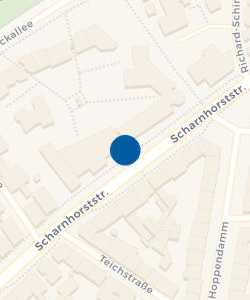 Vorschau: Karte von Vereinigte Volksbank Münster eG, SB-Filiale Scharnhorststraße