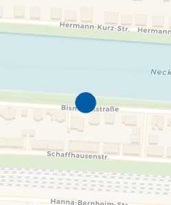 Vorschau: Karte von Stocherkahn-Anlegestelle Bismarckstraße