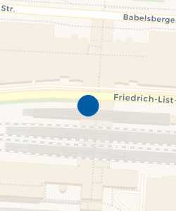 Vorschau: Karte von Haltestelle Potsdam Hauptbahnhof