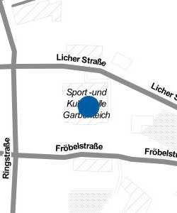 Vorschau: Karte von Sport -und Kulturhalle Garbenteich