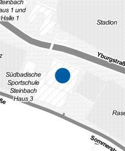 Vorschau: Karte von Südbadische Sportschule Halle 2