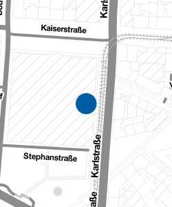 Vorschau: Karte von Stiftung Centre Culturel Franco-Allemand Karlsruhe