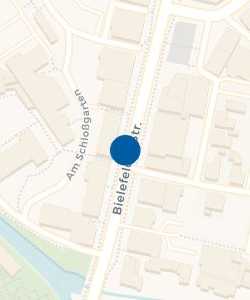 Vorschau: Karte von Bushaltestelle Bielefelder Straße Bushaltestelle