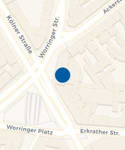 Vorschau: Karte von hotel friends Düsseldorf Downtown