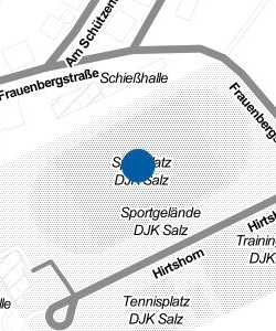 Vorschau: Karte von Sportplatz DJK Salz