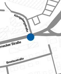 Vorschau: Karte von Haltestelle Bayreuth Königsbergstr.