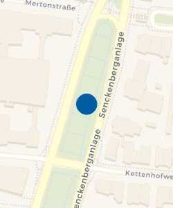 Vorschau: Karte von Senckenberganlage