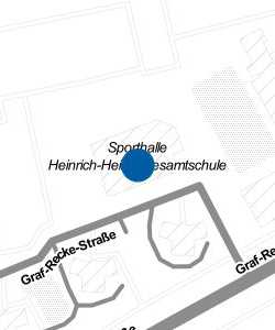 Vorschau: Karte von Sporthalle Heinrich-Heine-Gesamtschule