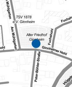 Vorschau: Karte von Alter Friedhof Ginnheim