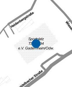 Vorschau: Karte von Sportplatz TSV 1894 e.V. Gadernheim/Odw.