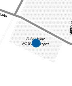 Vorschau: Karte von Fußballplatz FC Gundelfingen