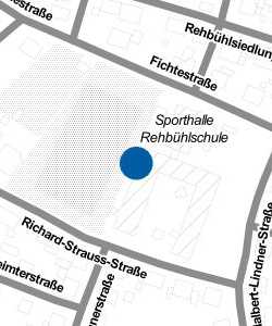 Vorschau: Karte von Rehbühl-Volksschule