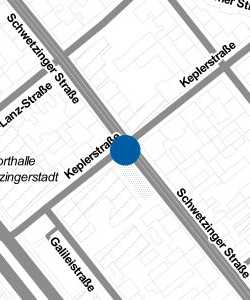 Vorschau: Karte von Schwetzingerstadt - Keplerstraße