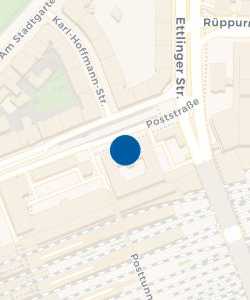 Vorschau: Karte von Ibis Karlsruhe Hauptbahnhof