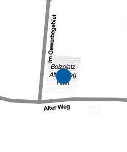 Vorschau: Karte von Bolzplatz Alter Weg Hain
