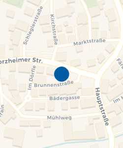 Vorschau: Karte von Volksbank Leonberg-Strohgäu eG -Geschäftsstelle Heimsheim-