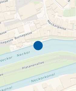 Vorschau: Karte von Stocherkahn-Anlegestelle Hölderlinturm