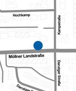 Vorschau: Karte von Oststeinbek, Kampstraße