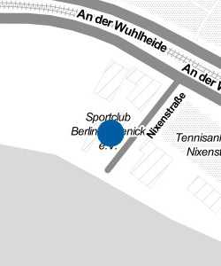 Vorschau: Karte von Sportclub Berlin-Köpenick (SCBK)