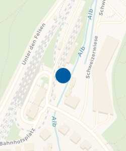 Vorschau: Karte von Parkplatz AVG-Personal