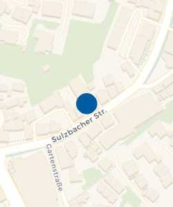 Vorschau: Karte von AOK Baden-Württemberg - KundenCenter Backnang