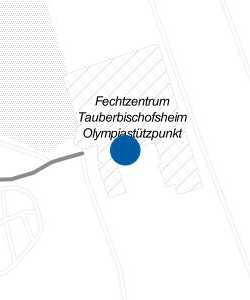 Vorschau: Karte von Fechtzentrum Tauberbischofsheim Bundesstützpunkt Fechten
