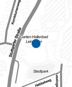 Vorschau: Karte von Gartenhallenbad Leinfelden-Echterdingen