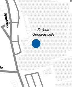 Vorschau: Karte von Freibad Gerfriedswelle