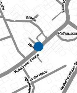 Vorschau: Karte von Busbahnhof Altenriet Rathaus